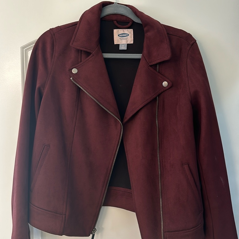 Burgundy jacket